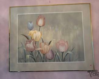 8146 Framed Lee Reynolds Canvas Painting