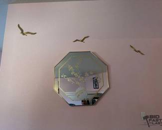 8162 Mirror and 3 Wall Decorations