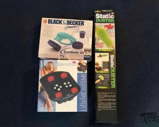 8196 ScumBuster Kit, Heated Foot Massager, Static Duster