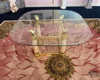 8212 Glass Top Coffee Table