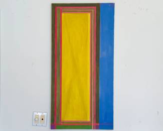 Original 1983 Cambridge VI Abstract Painting 20” x 40” (More information about the artist will be available in person at the sale - #85)