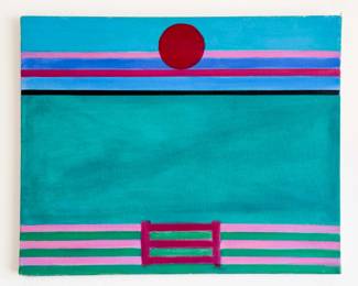 Original 1984 Painting 16” x 20” - Cambridge XVII (More information about the artist will be available in person at the sale - #62)