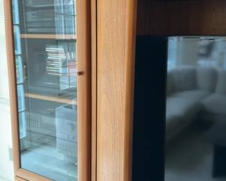 Mid-Century Modern Entertainment Center – 112” W × 78” H × 19” D