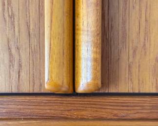 Mid-Century Modern Entertainment Center – 112” W × 78” H × 19” D