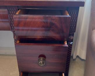 Drexel Mahogany Desk (48” x 29.5” 19”)