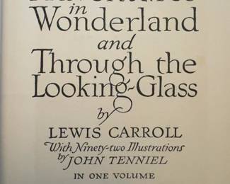 1940s Alice Adventures in Wonderland Book