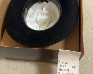 FS147 Renegade Stetson Hat With Turquoise Accent