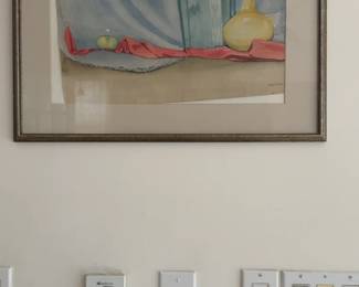 Still Life Watercolor Painting - 20 x 23 - Diane Alger