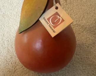 Handmade Vincent Van Gourd Large Pear Signed