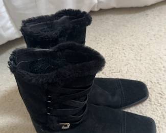 Black Suede Boots