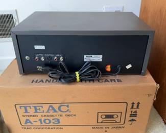 TEAC A-103 Vintage Stereo Cassette Deck with Original Box