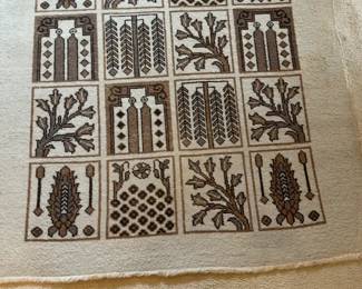 Hand-Knotted Wool Persian Rug — Bakhtiari Kheshti Style — 56”x78”