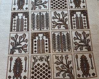 Hand-Knotted Wool Persian Rug — Bakhtiari Kheshti Style — 56”x78”