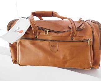 Hartman Leather Duffel Bag.  With original tags. 