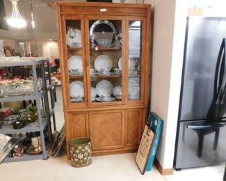 Vintage China Cabinet.  China.
