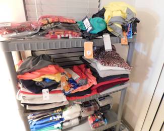 Men's clothing with tags.