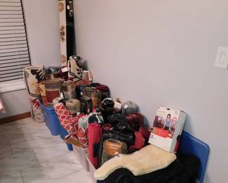 Area rugs, most with tags.