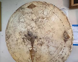 Large Hand Painted Medallion