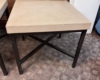 Custom Limestone Top Tables in style of Christian Liagre