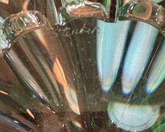 Detail of Signature on Steuben