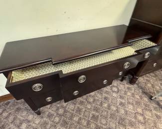 Detail of Interior Lined Drawer