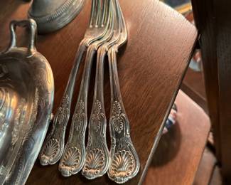 Heavy British Sterling Forks