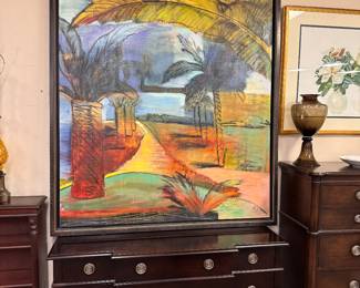 Monumental Original Helen Zarin painting on Canvas