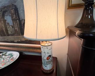 Early Chinese Cylinder Lamp