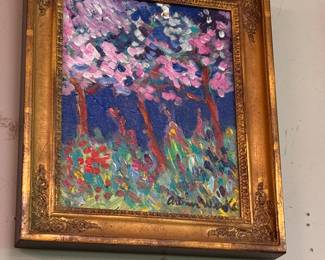 Small Arthur Weeks Original Oil - Renowned Birmingham Artist