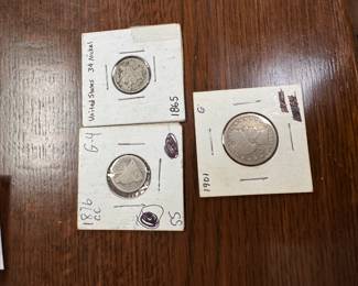 Barber Quarter/Seated Dime/3c Nickel