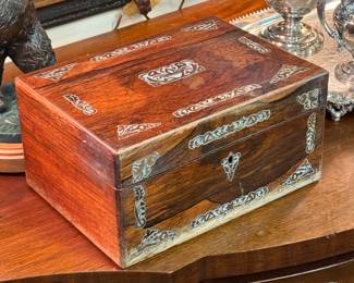Mother Of Pearl Inlaid Box