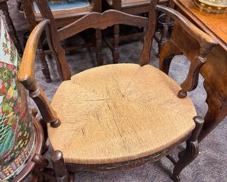 Early Rush Bottom Chair