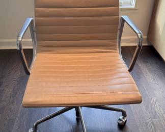 Herman Miller Leather Desk Chair. Photo 1 of 2.
