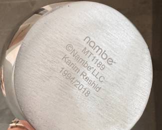 Nambe Stryker Vase Designed by Karim Rashid. Photo 3 of 3.