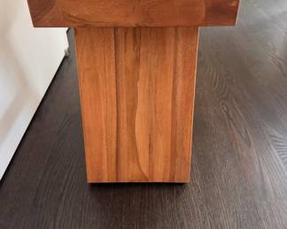 AquaTeak Shower Bench. Measures 18" W x 12" D x 19" H. Photo 2 of 4.