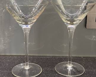 Pair of Martini Glasses.