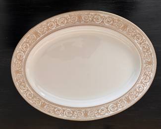 Royal Doulton Sovereign China. Items Includes: 18 Saucers, 12 Cups, 11 Cream Soups, 12 Bread & Butter, Sauce / Gravy Boat, Serving Platter. Photo 5 of 5.