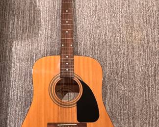 Dave Matthew's Dreaming Tree Wines Branded Fender FA-100 Guitar. Photo 1 of 2.
