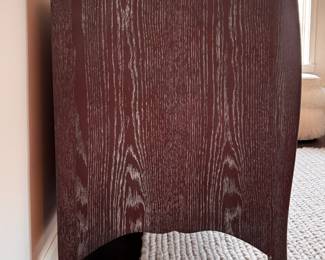 Julian Chichester (Chelsea London) Serpentine Front Oak Chest of Drawers in Mahogany Finish. Measures 48" W x 24" D x 35"H. Photo 3 of 6.