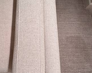 Room & Board Cade Daybed Upholstered in Tepic Ivory Boucle Fabric and Stainless Steel Legs. Measures 91" W x 40" D. Photo 5 of 6.