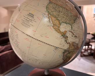 National Geographic Globe.