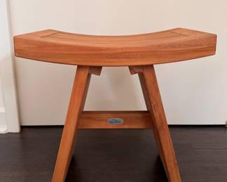 AquaTeak Shower Bench. Measures 18" W x 12" D x 19" H. Photo 1 of 4.