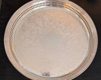 Silver Plate Platter. Photo 1 of 2.