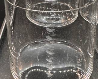 Riedel Barware. Set of 12 Etched Double Old Fashioned, Set of 4 Champagne and 8 Stemless Wine Glasses. Photo 3 of 3.