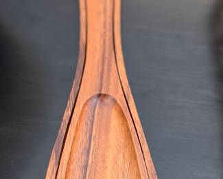 Nambe Salad Bowls & Teak Serving Utensils. Photo 3 of 3.