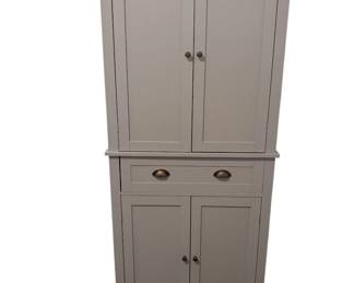 72" Tall Kitchen Pantry Cabinet with Drawer and 4 Adjustable Shelves, Freestanding Pantry