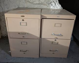 vintage Metal File Cabinets