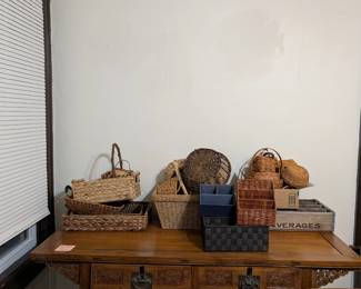 Various baskets