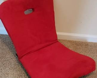 Red Picnic Time Ventura Portable Reclining Stadium Seat