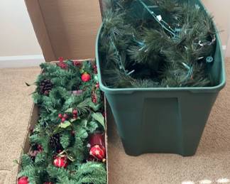 Christmas Garlands with Lights or Candles